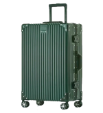 PC Hard Shell Zipperless Suitcase with Aluminum Frame and TSA Lock, Large Lightweight Suitcase for Business Travel, ( 26 Inch)