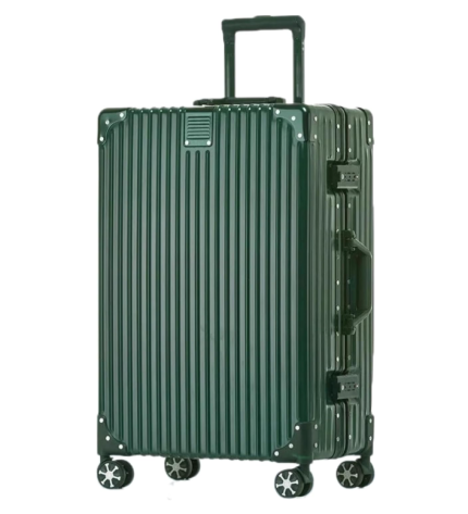 PC Hard Shell Zipperless Suitcase with Aluminum Frame and TSA Lock, Large Lightweight Suitcase for Business Travel, ( 26 Inch)