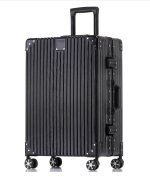 PC Hard Shell Zipperless Suitcase with Aluminum Frame and TSA Lock, Large Lightweight Suitcase for Business Travel, ( 26 Inch) - Image 2