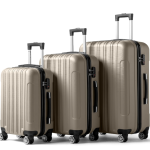 Luggage Set of 3 Hardside Suitcase Sets  (20/24/28) | 3 Piece Suitcase Sets with Spinner Wheels & TSA lock, Portable Lightweight ABS Luggages for Travel, Business