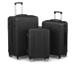 Luggage Set 3 Piece Hardshell Suitcases with TSA Lock | ABS Lightweight Suitcase Set with Double Spinner Wheels & Ergonomic Handle for Travel Business (20"/24"/28")
