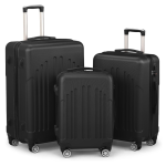 Luggage Set 3 Piece Hardshell Suitcases with TSA Lock | ABS Lightweight Suitcase Set with Double Spinner Wheels & Ergonomic Handle for Travel Business (20"/24"/28")